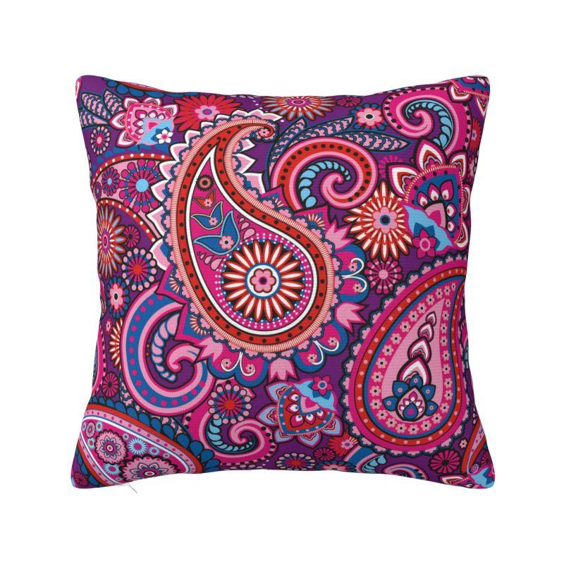 

Paisley Bandana Ethnic Bohemia Style Cushion Cover 40x40 Cm Polyester Throw Pillow Case For Sofa Decoration Bedding Pillowslip 30x30cm 12x12in