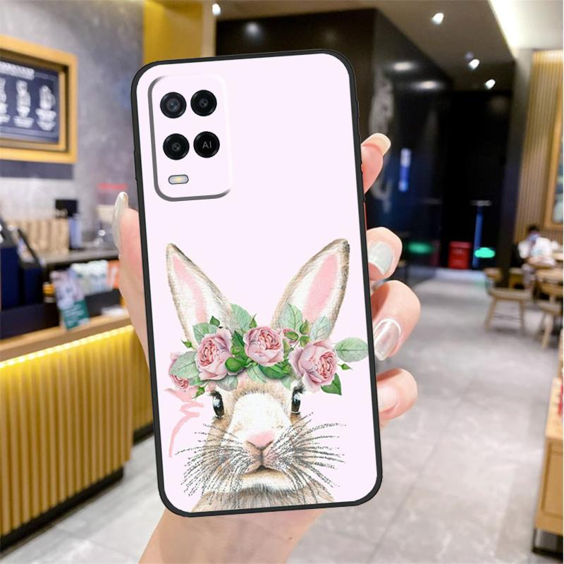 

Cute Bunny Rabbit Case For Oppo A5 Pro A15 A17 A57 A77 A60 A80 A40 A18 A38 A58 A78 A98 A96 A76 A16 A94 A74 A54 OPPO A16