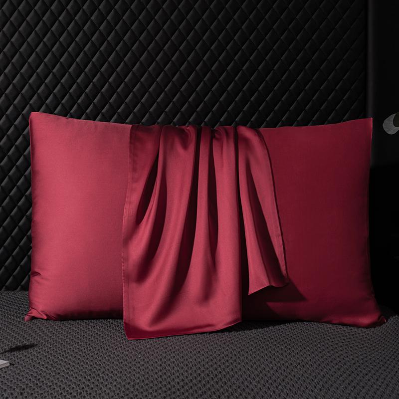Real Mulberry Silk PillowCase  Silk Pillow Case Protect Skin Pillowcase  Bedding Pillow Cases Cover Free Shipping