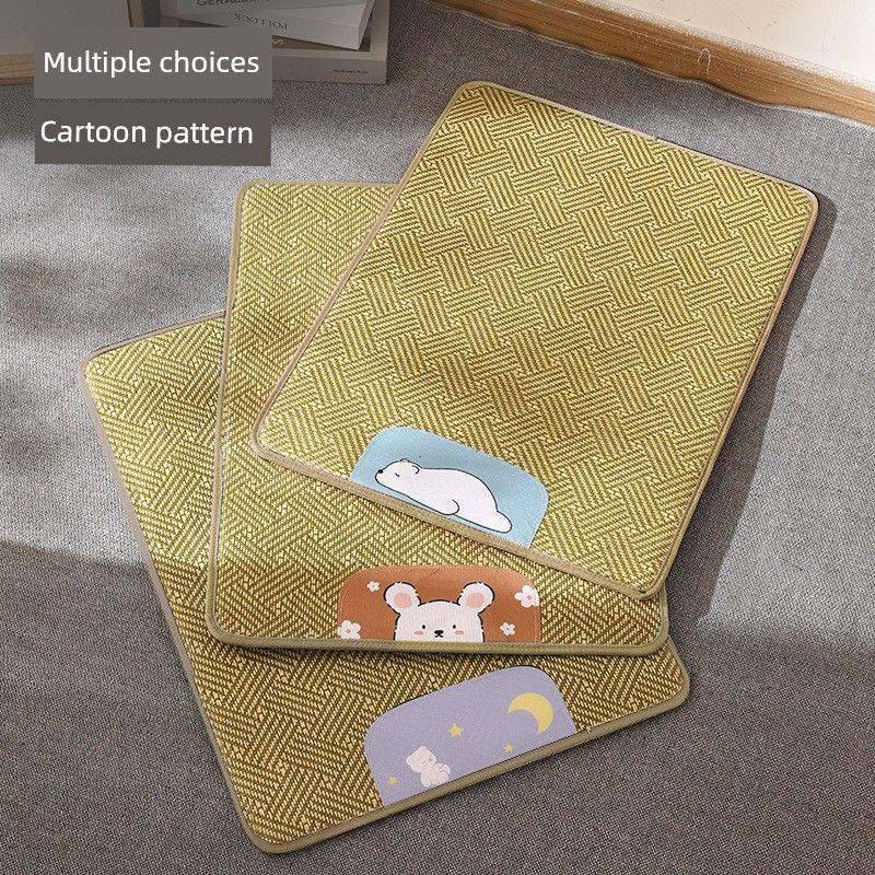 

Kennel Summer Summer Mat Ice Pad Cat Pet Supplies Dog Pet Mat Non Slip Rattan Mat Cool Mat 45*35cm Little Rabbit