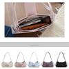 Borsa a tracolla singola da donna con decorazione a fiocco, borsa da ascella