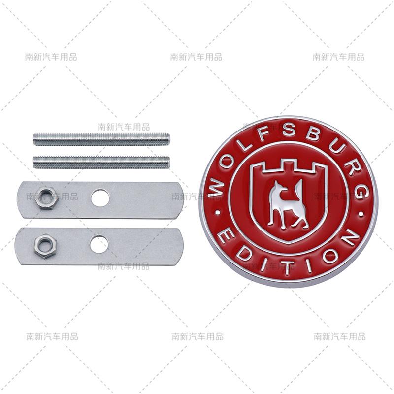 3D Metal Germany Wolfsburg Edition Logo Emblem Car Rear Trunk Sticker Front Grill Badge For VW GTI Golf 2 3 4 5 6 7 MK2 MK3 MK4 AY5