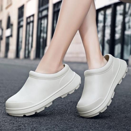 Chaussures de Travail Chef Antidérapantes Imperméables Chaussures de Cuisine Résistantes à l'Huile Bout Fermé