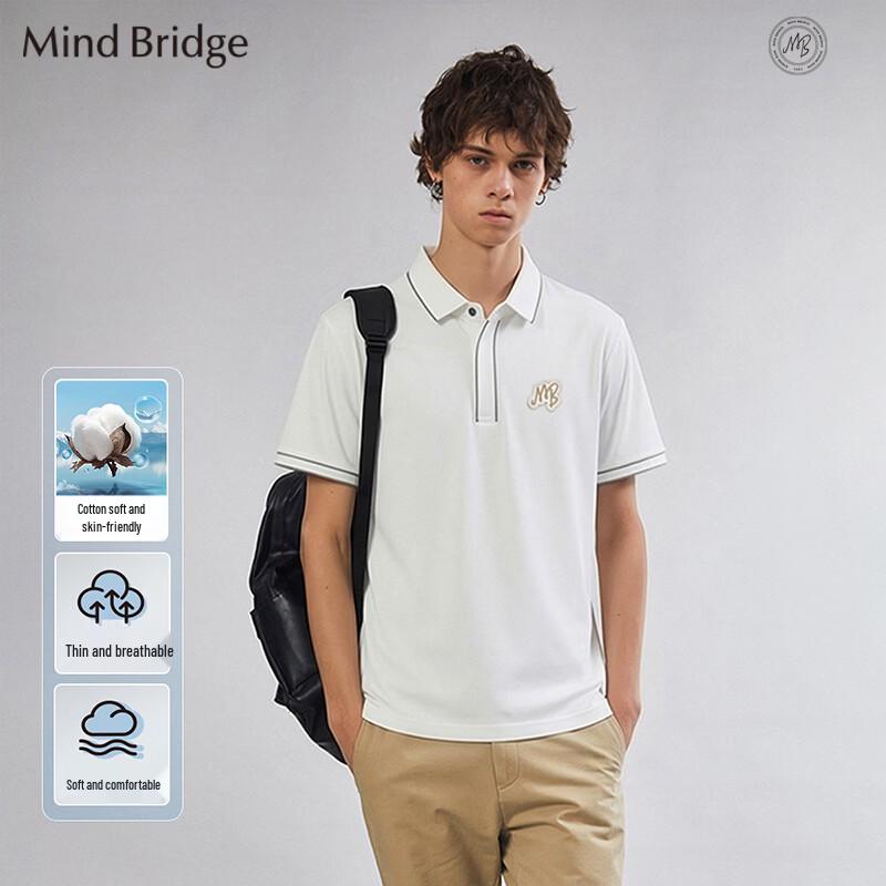 Mind Bridge Men s Soft Lightweight Polo Shirt 4XL