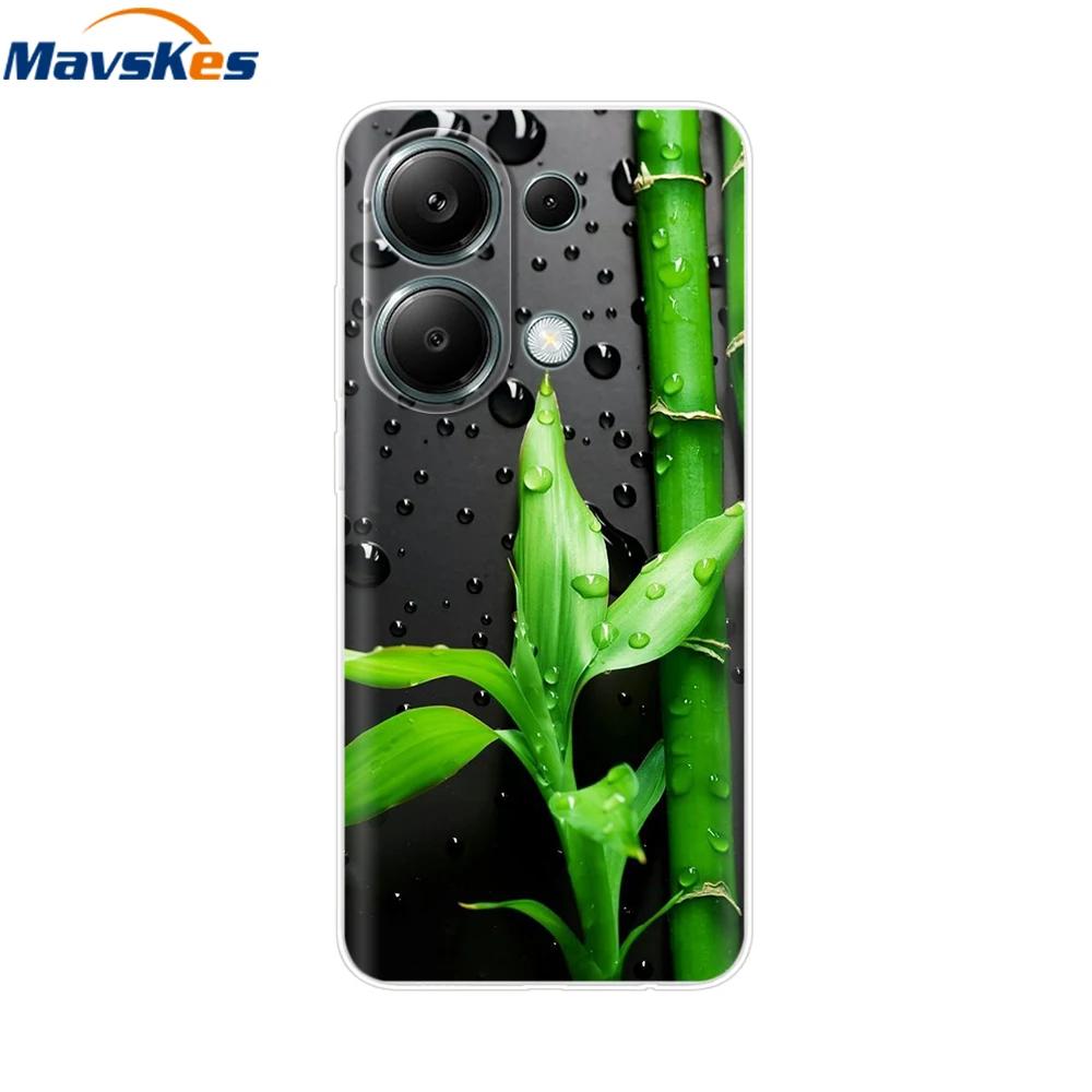 For Xiaomi Redmi Note 13 4G Case Note13 Cover Soft Clear Silicone TPU Back Case Funda For Redmi Note 13 Pro 4G Phone Cases Coque