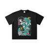 260 GSM Double Yarn 32 Count 100% Cotton Saint Seiya V8 Shiryu Print Unisex Heavy Cotton T Shirt