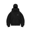 Y2K Goth Harajuku Men's Zippered Velvet Cardigan Masked Double Hat Hoodie Coat