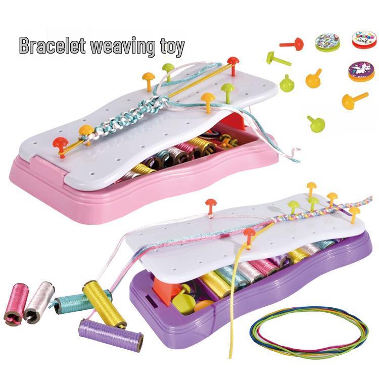 Handcrafted Bracelet Weaving Kit – Colorful Cords for Creative Play