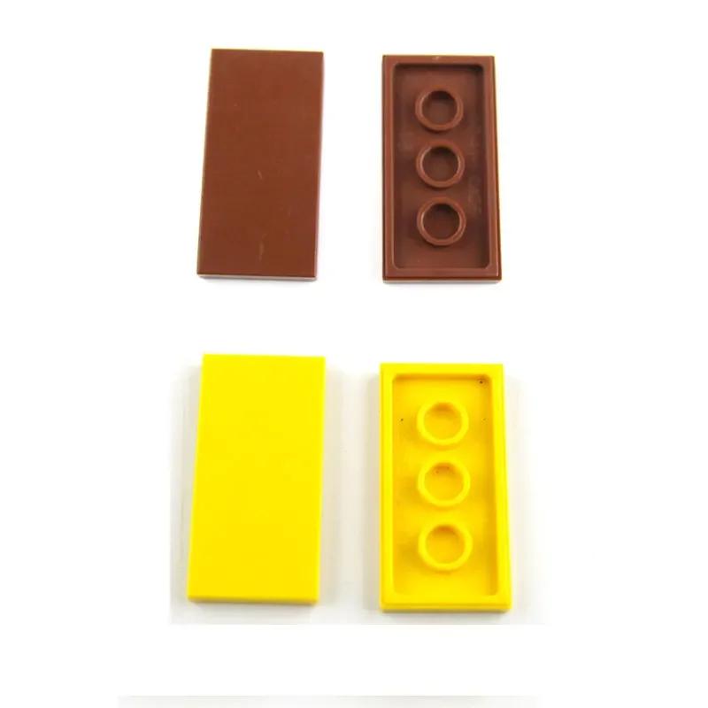 Non-Toxic Compatible 87079 Diy Building Blocks Figures Bricks Smooth 2X4 Ceramic Tile Bricks Educational Creative Size For Children 40Pcs