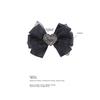CHIMERA Bun Hair Clip, French Bow Barrette, Half-Up Hairpin, Hair Accessory, Black