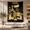 Wall Hanging Tapestry Art Cloth Bedroom Room Background DecorBendy and the Ink Machine