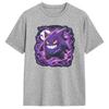 Pokemon Gengar T Shirt Man Vintage Cotton T-Shirts Summer O-Neck Fashion Tees Cheap Oversize Clothing
