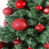 Pack of 24 Christmas Tree Decoration Items Balls Ornaments Hanging Props Xmas Accessories Plastic, 3.8 Cm Items for Home Decor Office Church