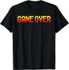 Vintage Pixelated Game Over 80s Arcade T-Shirt  Graphic T Shirts Vintage Clothes Shirts for Men Streetwear Tops Ropa Hombre