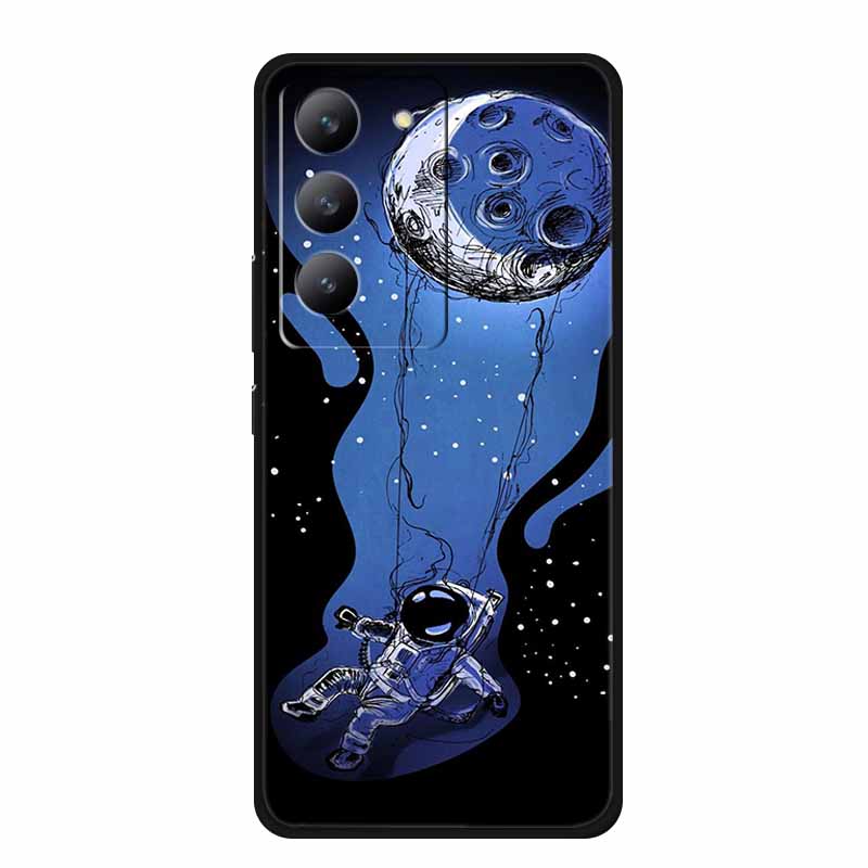 For Redmi 15 Phone Case Fashion Pictures Black Silicone TPU Soft Back Cover Case For Xiaomi Redmi 15 4G 5G Case Redmi15 Bag 6.9"