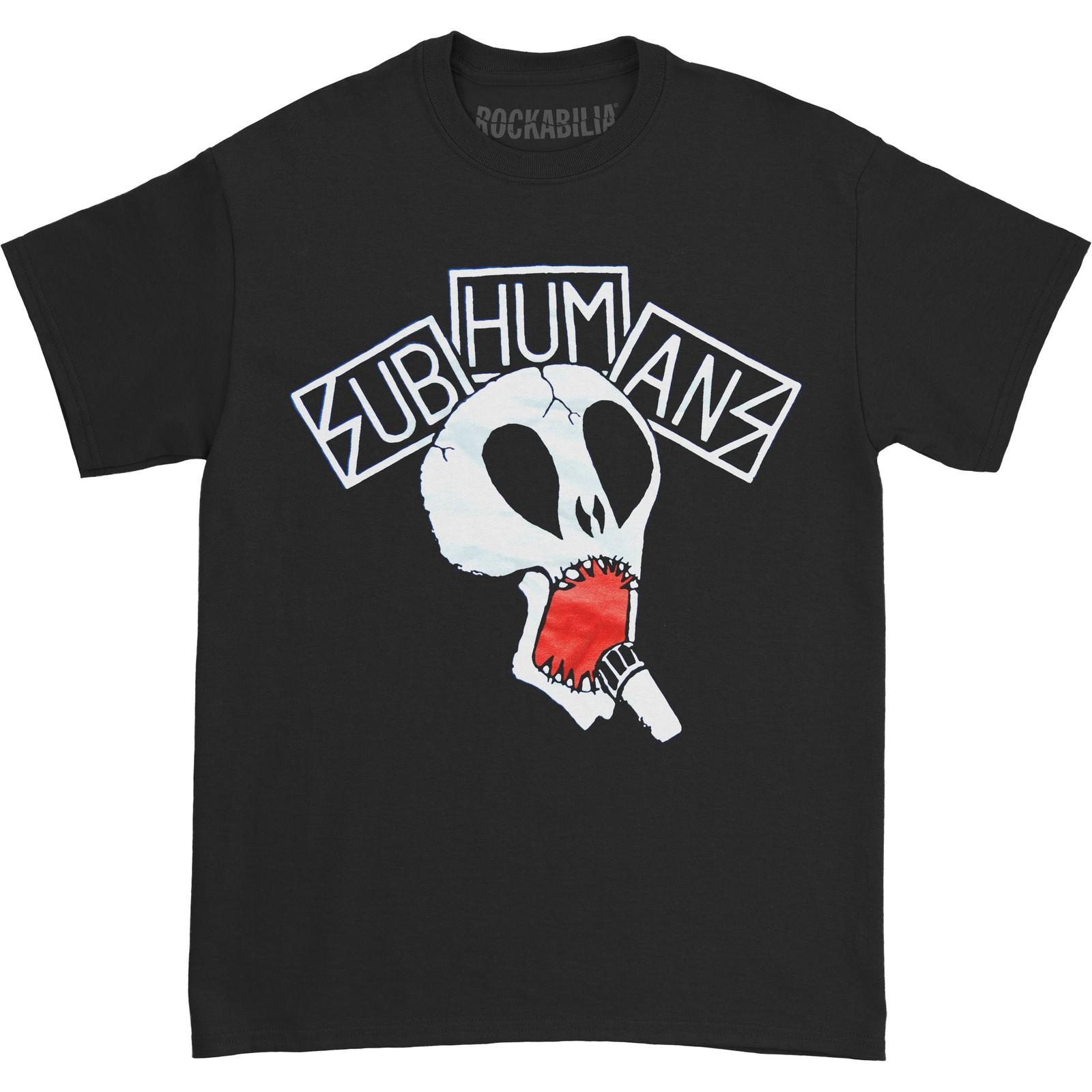 Men s Subhumans Skull Tee T-shirt XX-Large Black S