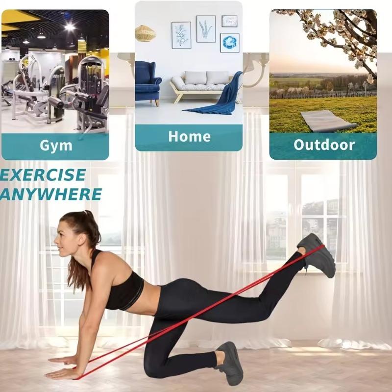1PC Heavy Duty Latex Resistance Band Exercise Elastic Band For Sport Strength Pull Up Assist Band Workout Pilates Fitness Equipment