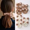 Plush Cat Ear Hair Tie for Kids – Gentle, No-Damage Elastic Set