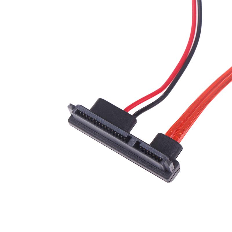 1 Pcs Sata To Ide Hard Drive Power Adapter Cable 90 Degree Angle 22P 7+15Pin 13Cm Sata Hard Drive Cable Data Cable