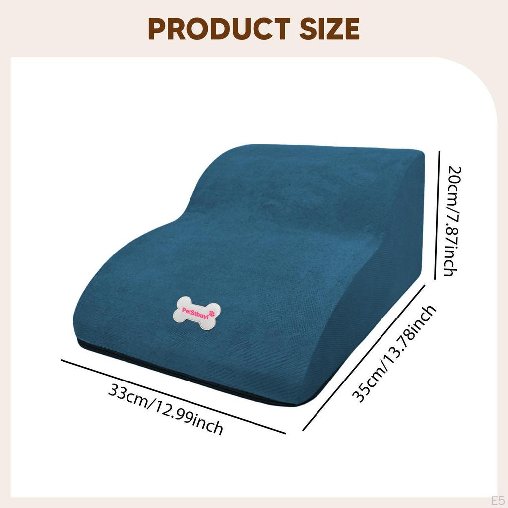 Pet Ramp Steps Dog Stairs Soft Slope for Couch Puppy Small Pets