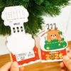 2026 Christmas Desk Calendar Mini Cartoon Cute Patterns Table Calendar Creative Desktop Decoration Daily Planning Small Monthly