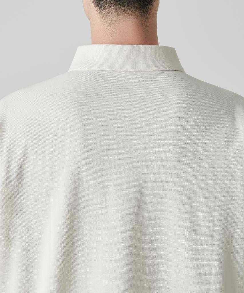 Musinsa Standard [Cooltandard] Oversized Pique Polo Shirt [Cream]