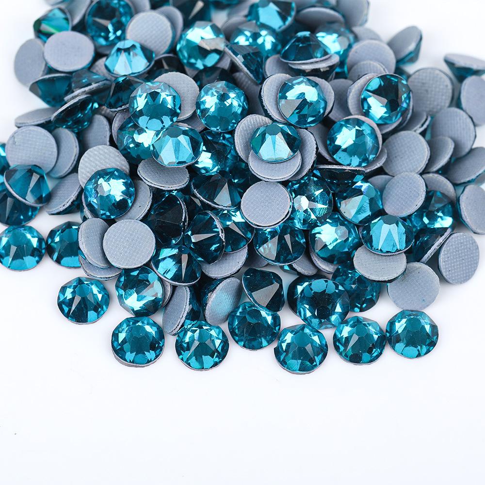 2088 16Cut Austrian Rhinestones Diamond Nail Art 3D DIY Mobile Phone Case ABS Hot-Fix Rubber Bottom Flats Glass Jewelry Shoes