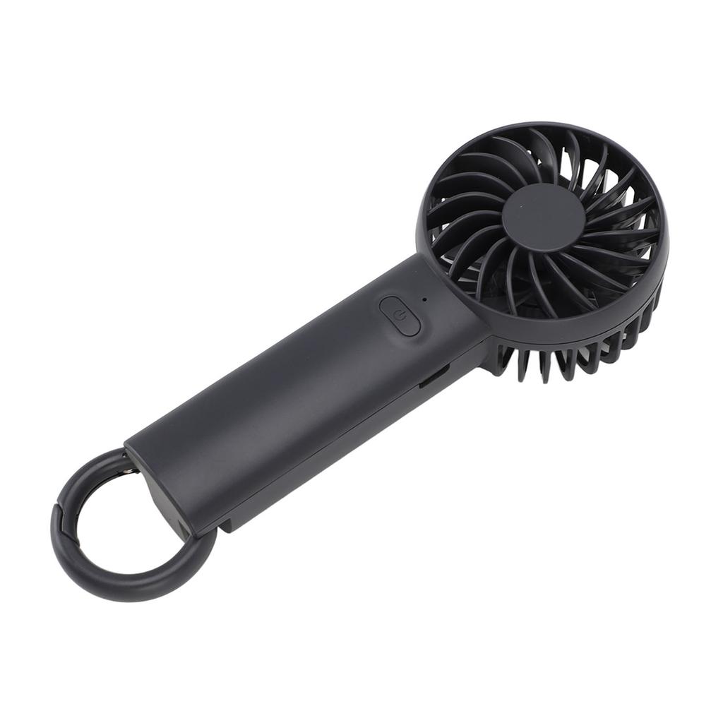 Handheld Portable Fan with Hook 3 Speed Silent Rechargeable Battery Lightweight Pocket Fan for