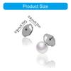 10Pieces Stylish Dis Designed Ear Plugs Fashionable Earplug Backs Practical Earplug Locking Clip for Active Music Lovers