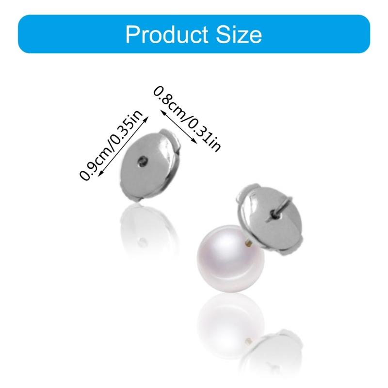 10Pieces Stylish Dis Designed Ear Plugs Fashionable Earplug Backs Practical Earplug Locking Clip for Active Music Lovers