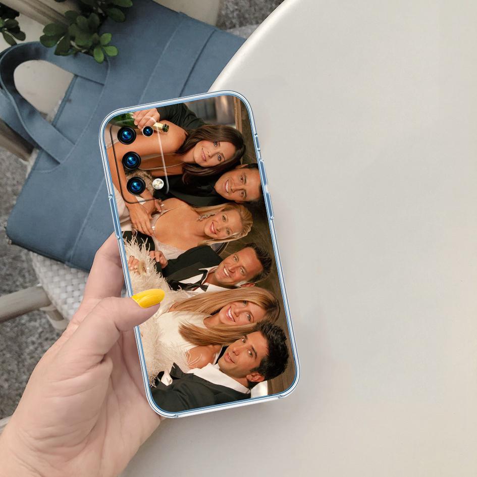 F-friends Perk Coffee Transparent Phone Case for Motorola Moto G7 G8 G9 G84 G85 G73 G24 G15 Z2 Play Power Plus