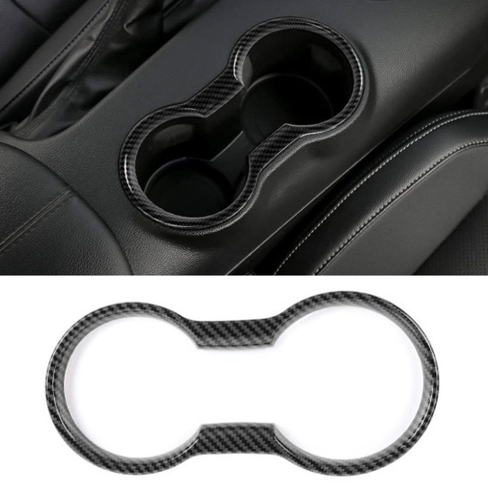 Car Interior Trim Molding Cup Holder Cover Accessories for Ford Mustang 2015- 2022