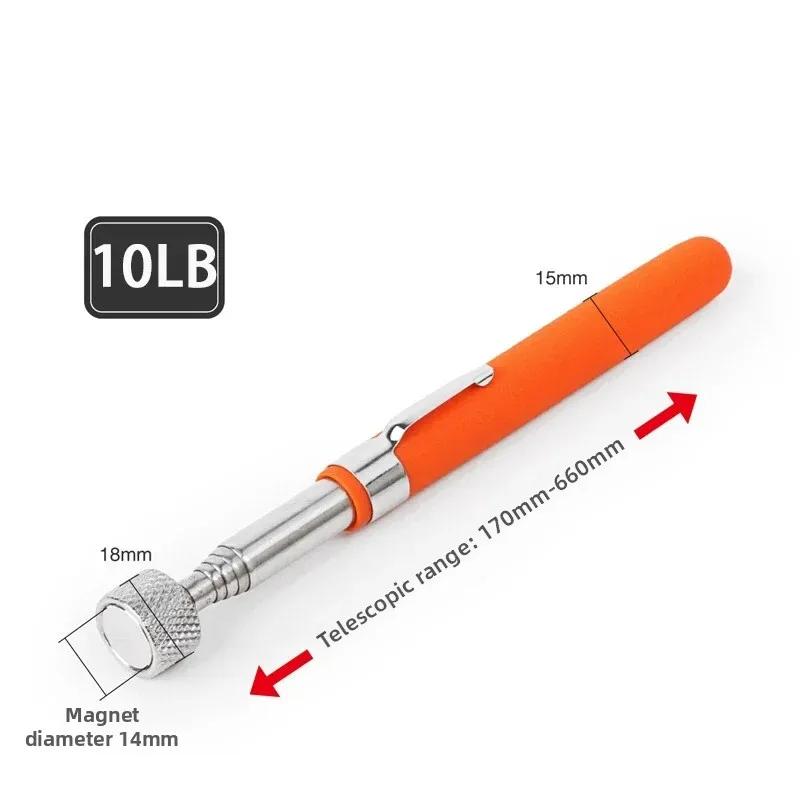 Telescopic Magnetic Pen Portable Metalworking Handy Tool Magnet Capacity for Picking Up Nut Bolt Adjustable Pickup Rod Stick