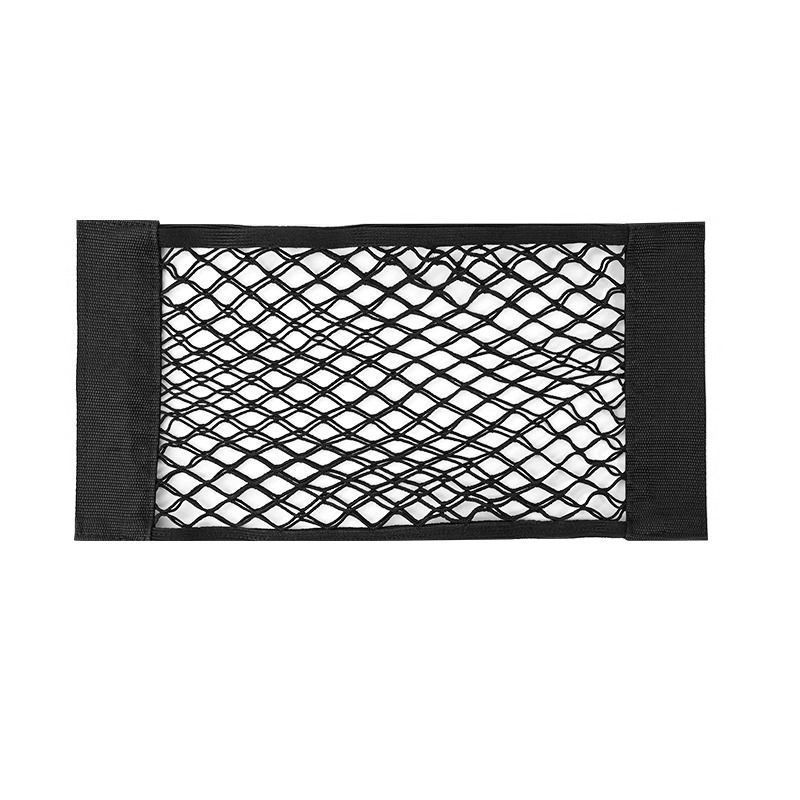 

1pc Car Back Rear Trunk Seat Elastic String Net Sticker Mesh Storage Bag Pocket Cage Auto Organizer Seat Back Bag s чёрный