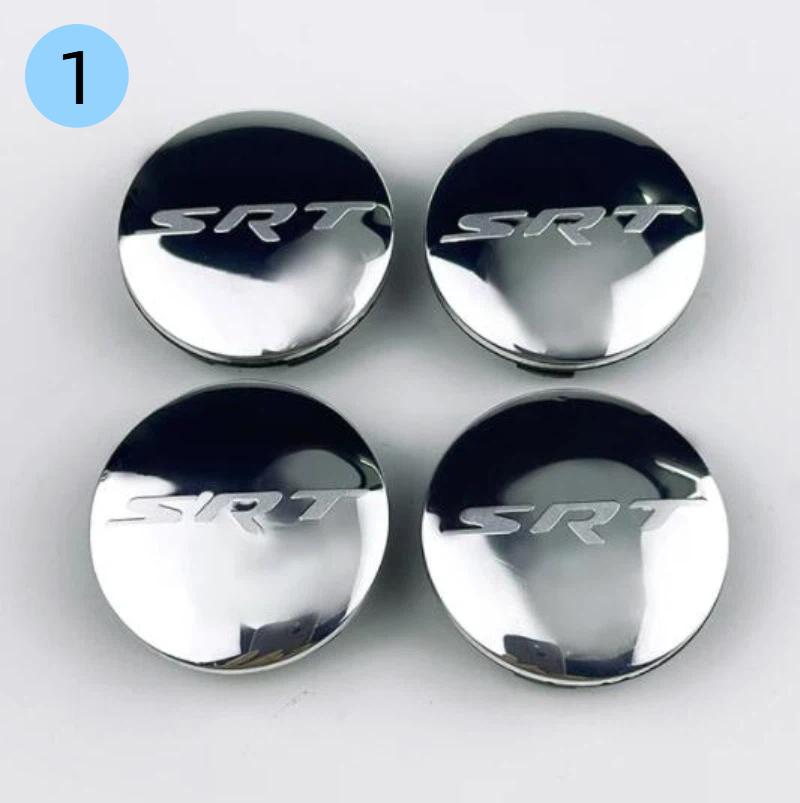 

4pcs x 64mm Car Logo Wheel Center Hub Caps Rim Cover Emblem For D-o-dge C-h-arger -C-hallenger Hell Cat SRT C-hrysler 300-C SRT-1-64mm(4pcs)