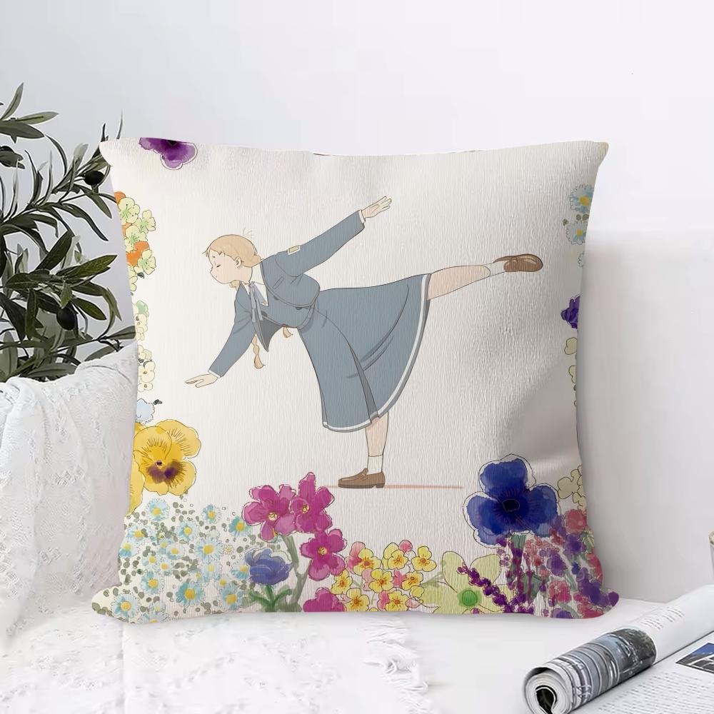 

Аниме Цвета внутри Наволочка Ультрамягкая Приятная к коже ткань Облачный комфорт и Скрытая молния 12x12Inch