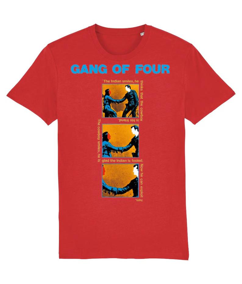 Vintage Gang of Four Tshirt Short Sleeve Men Women Full Size S to 5XL NZ008 S