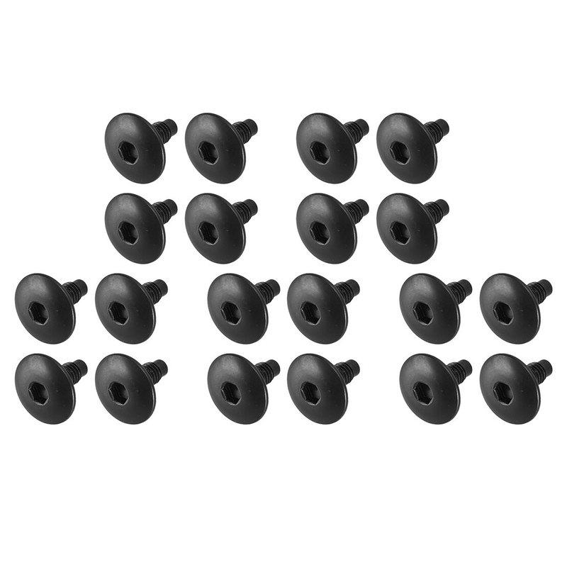 20Pcs M6 Roof Rack Holes Blanking Screws Bolts With Washers WHT006148 Fit for Renault Trucks Trafic Fiat Talento Nissan NV300