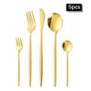 30pcs Gold hammered cutlery set, stainless steel steak cutlery, coffee spoon, teaspoon cutlery, dishwasher safe, beautiful