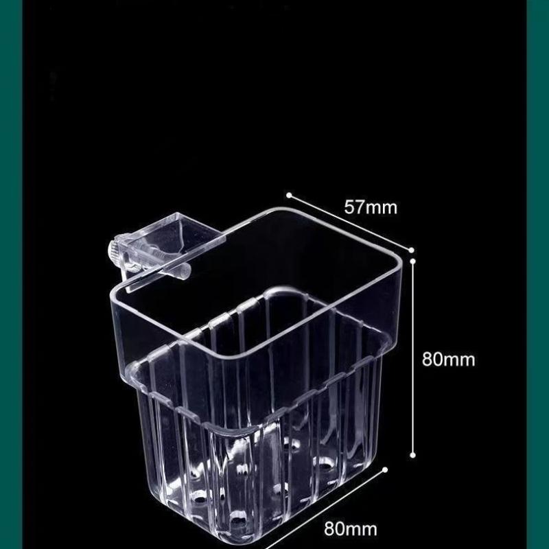 Transparent Hangable Aquarium Plant Holder Pot For Fish Tank Hydroponic System Indoor Workplace Decor Cultivation Decorations