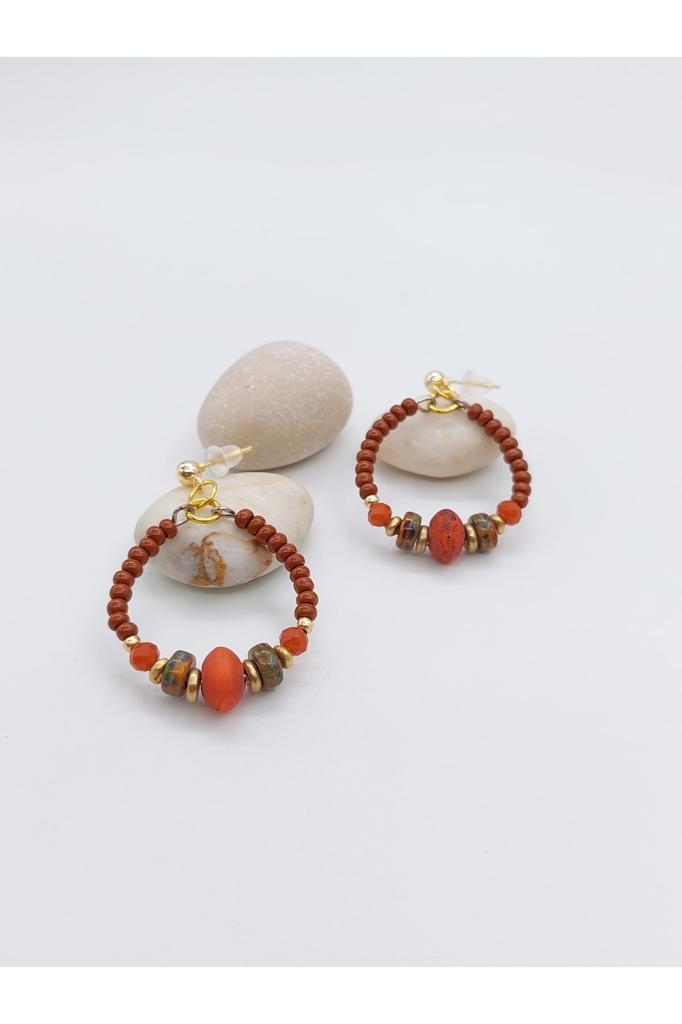 Valentine's Day Birthday Gift Handmade Ethnic Authentic Hippie Bohemian Fashion Jewelry Earrings