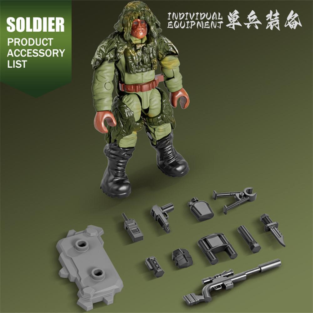 Andre verdenskrig WW2 Hær Militær Soldater SWAT Spesialstyrker DIY Modell Byggeklosser Klosser Leker Til Gave