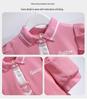 Girls' Polo Collar Pleated Dress - Sweet Fragrance Style for Children