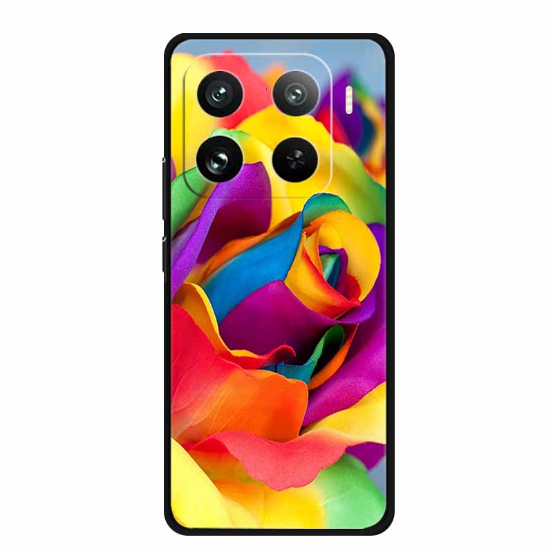Handyhülle Für Xiaomi 15 S Pro Rückseite Hülle Stoßfest Schwarz Silikon Weich Coque Für Xiaomi 15 15s Pro Hülle 15Pro Funda Schale