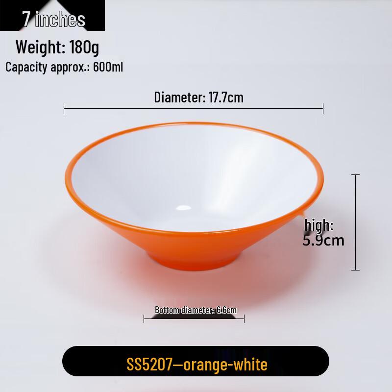 Chinese Style Melamine Conical Bowl