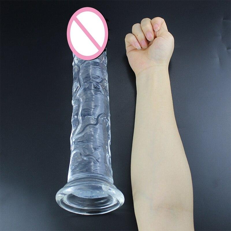 Dildo Adult Toys Erotic Soft Jelly Strong Suction Cup Dildo Anal Butt Plug Realistic Penis G-spot Orgasm Sex Toys for Woman Masturbate