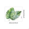 Green Plant Leaves Sticker,Toilet Seat Lid Sticker,Home Decor,Waterproof,DIY Wall