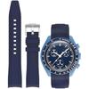 20 мм ремінець для годинника силіконовий ремінець для Omega X Swatch MoonSwatch ремінець для годинника Omega та Swatch Ru...