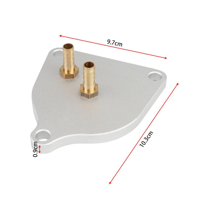 Universal Automotive air conditioning 8-row tube condenser oil cooler + transmission connector + U-tube