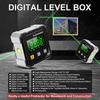 Digital Angle Measurement Tool Level Box Angle Finder Protractor Inclinometer with Green Laser Cross Cursor and Magnets Equipped